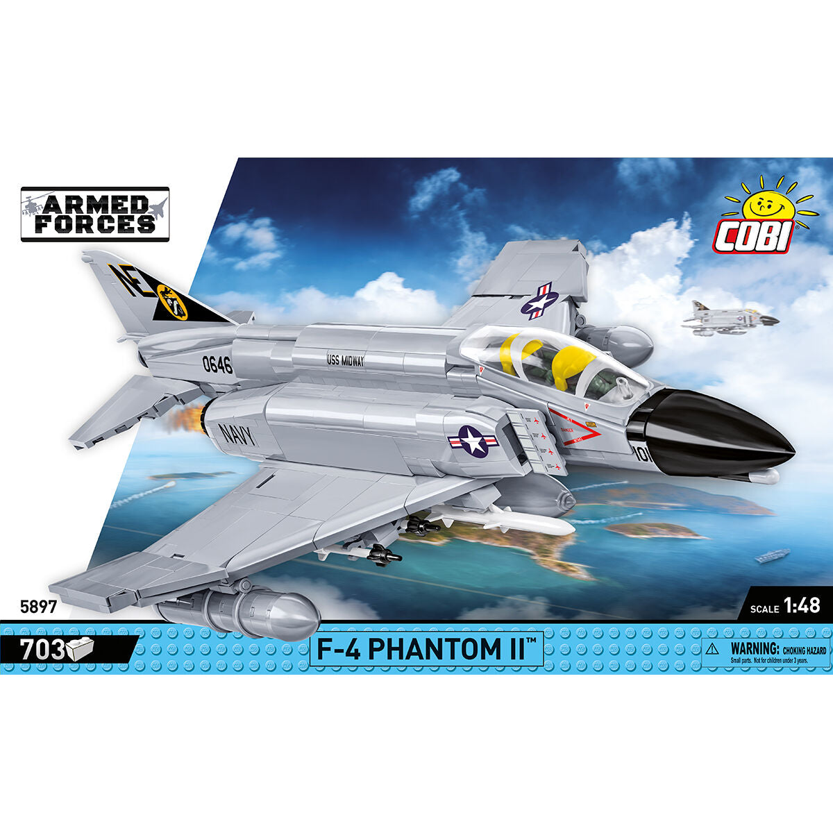 F-4 Phantom II Jet Fighter Building Set - Image 3 of 6 | TheBrickTube