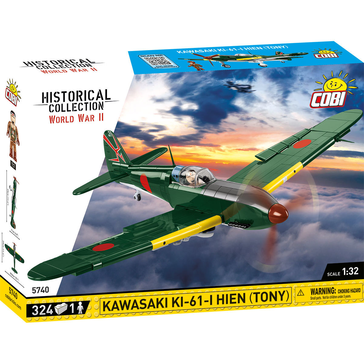 Kawasaki KI-61-I Hien (TONY) Building Set - Main Image | TheBrickTube