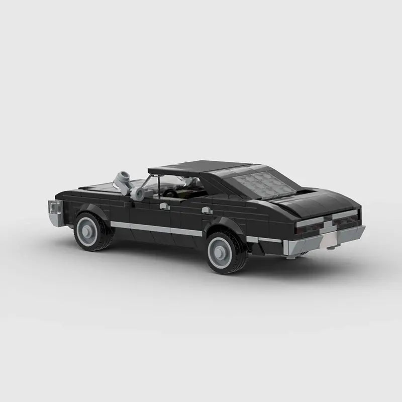 Chevrolet Chevelle brick model - rear angle view - TheBrickTube