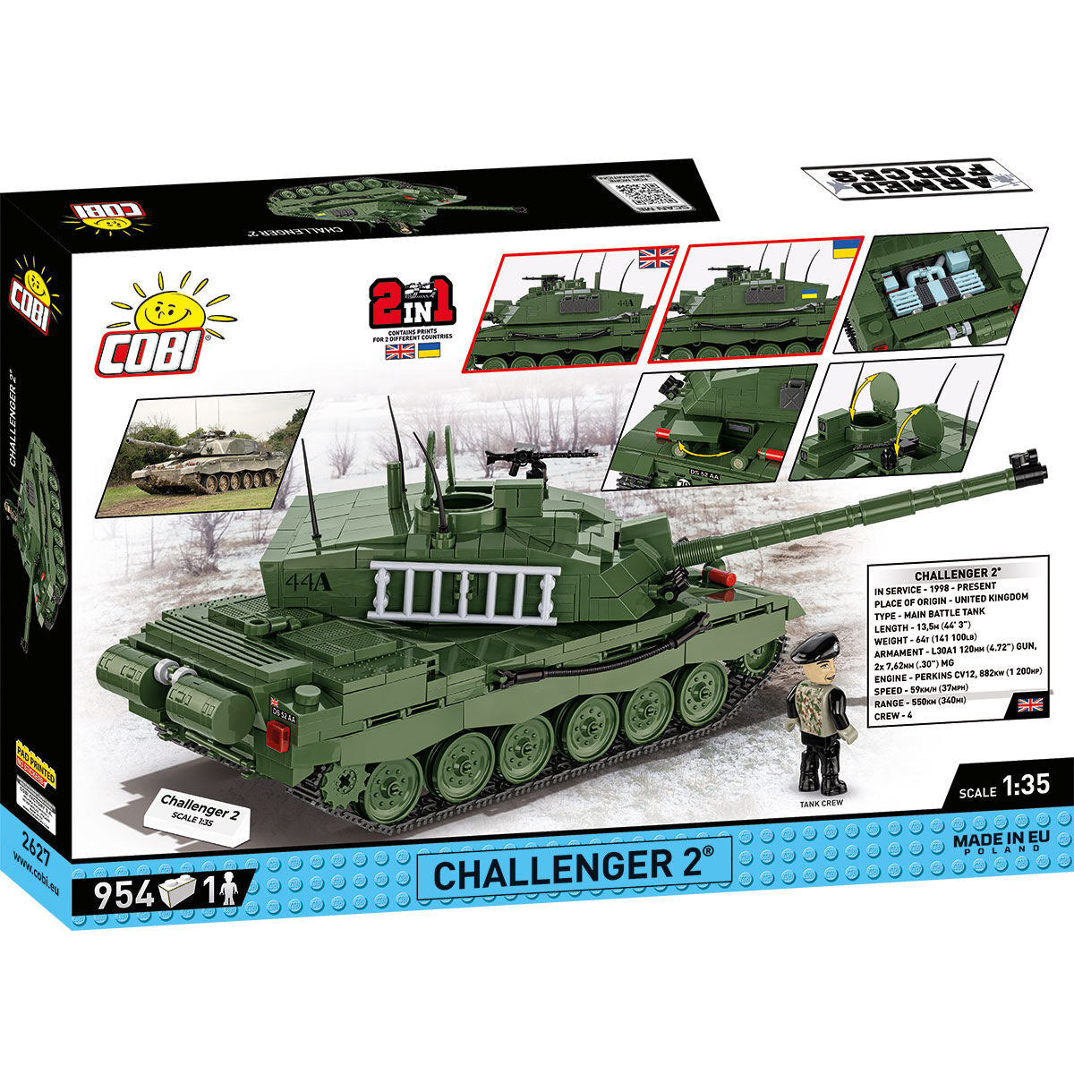 Challenger 2 Tank Building Set - Image 2 of 6 | TheBrickTube