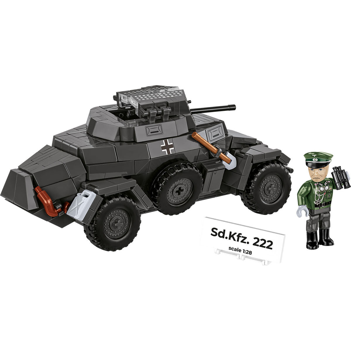 Sd.Kfz. 222 Armored Vehicle Building Set - Image 6 of 6 | TheBrickTube