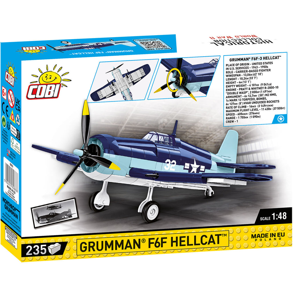 Grumman F6F Hellcat Fighter Building Set - Image 2 of 6 | TheBrickTube