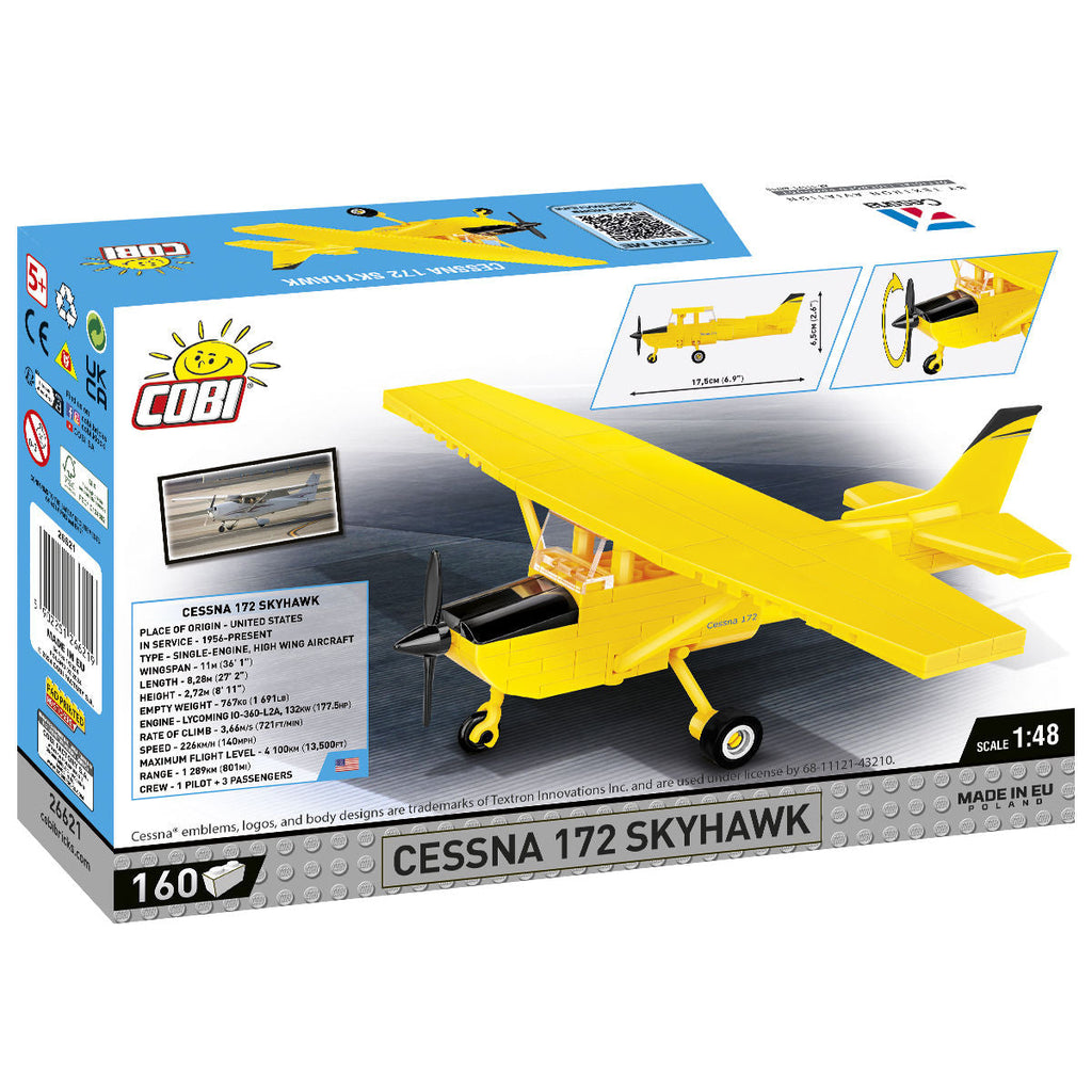 Cessna 172 Skyhawk Aircraft (Yellow) Building Set - Image 2 of 6 | TheBrickTube