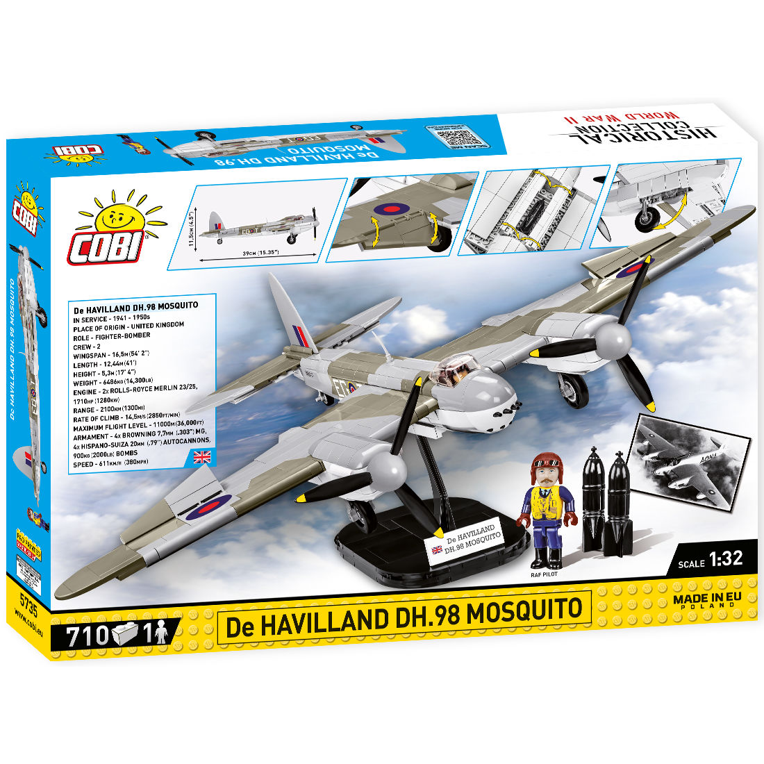 De Havilland DH-98 Mosquito Building Set - Image 2 of 6 | TheBrickTube