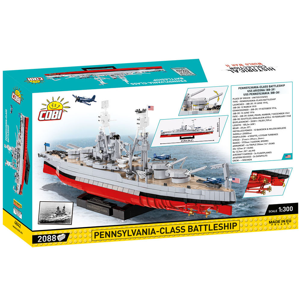 Executive Edition Pennsylvania-Class Battleship Building Set - Image 2 of 6 | TheBrickTube