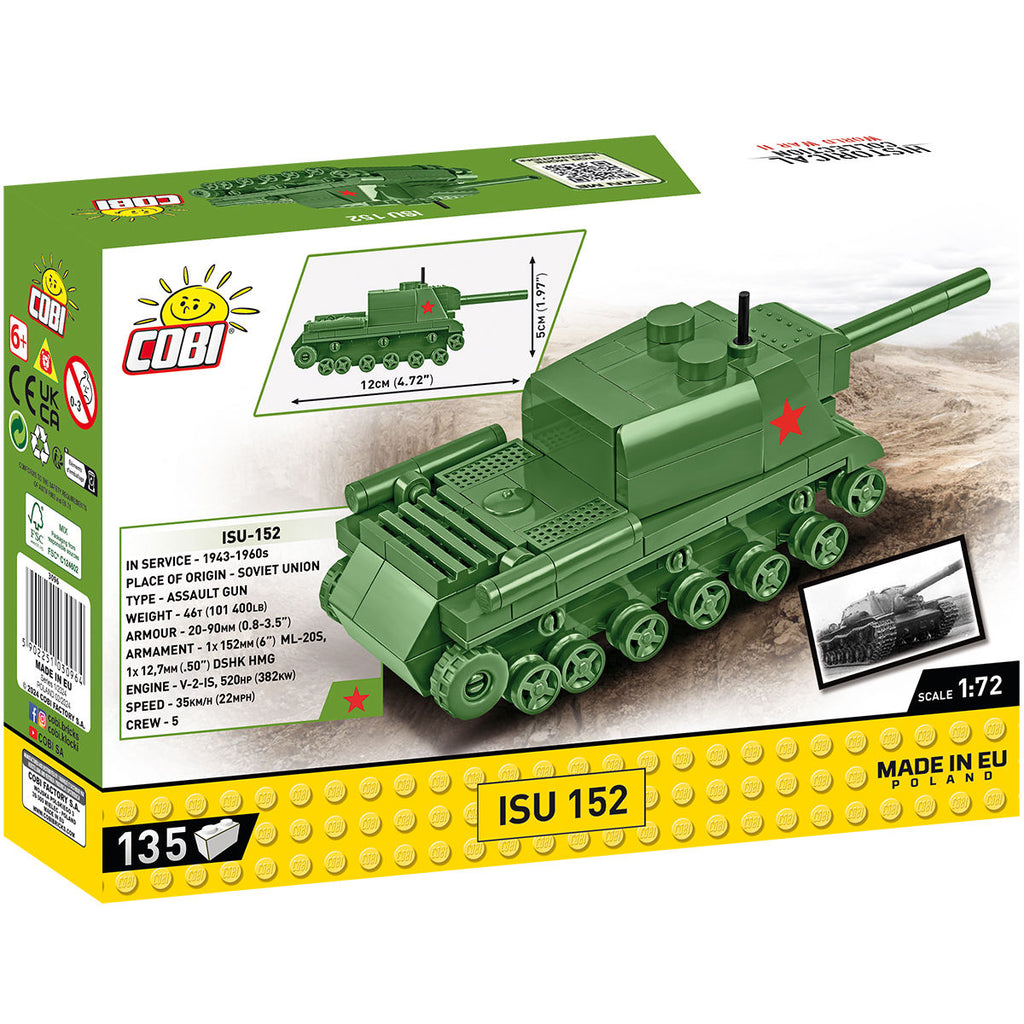 ISU 152 Tank 1:72 Scale Building Set - Image 2 of 6 | TheBrickTube