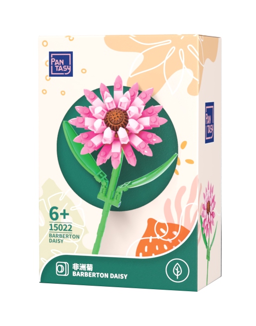 Pink Barberton Daisy - Image 2 of 2 | TheBrickTube