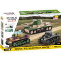 Renault R35, Valentine IX, Panzer I Tanks 1:48 Building Set - Main Image | TheBrickTube
