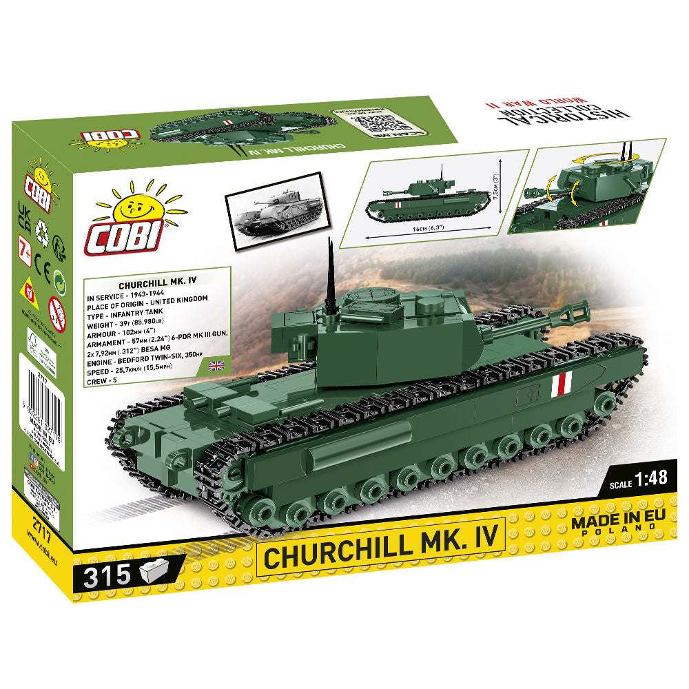 Churchill MK. IV Tank 1:48 Building Set - Image 2 of 6 | TheBrickTube
