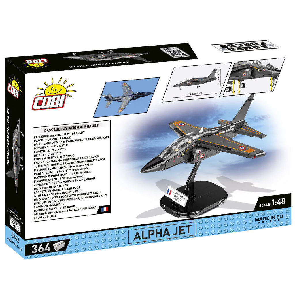 Alpha Jet Attack Aircraft Building Set - Image 2 of 6 | TheBrickTube