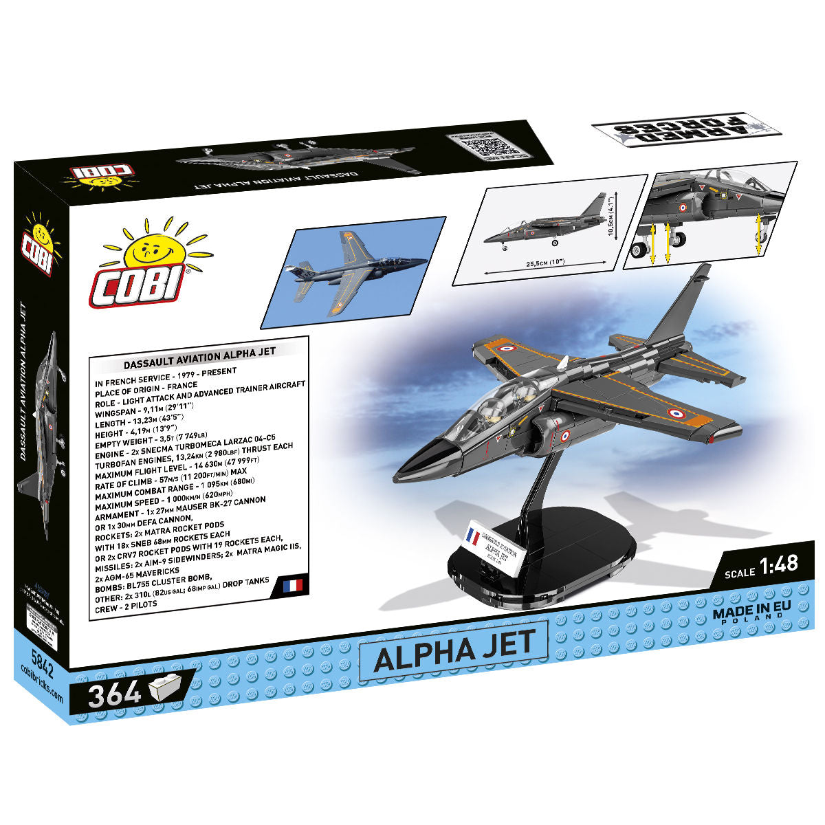 Alpha Jet Attack Aircraft Building Set - Image 2 of 6 | TheBrickTube