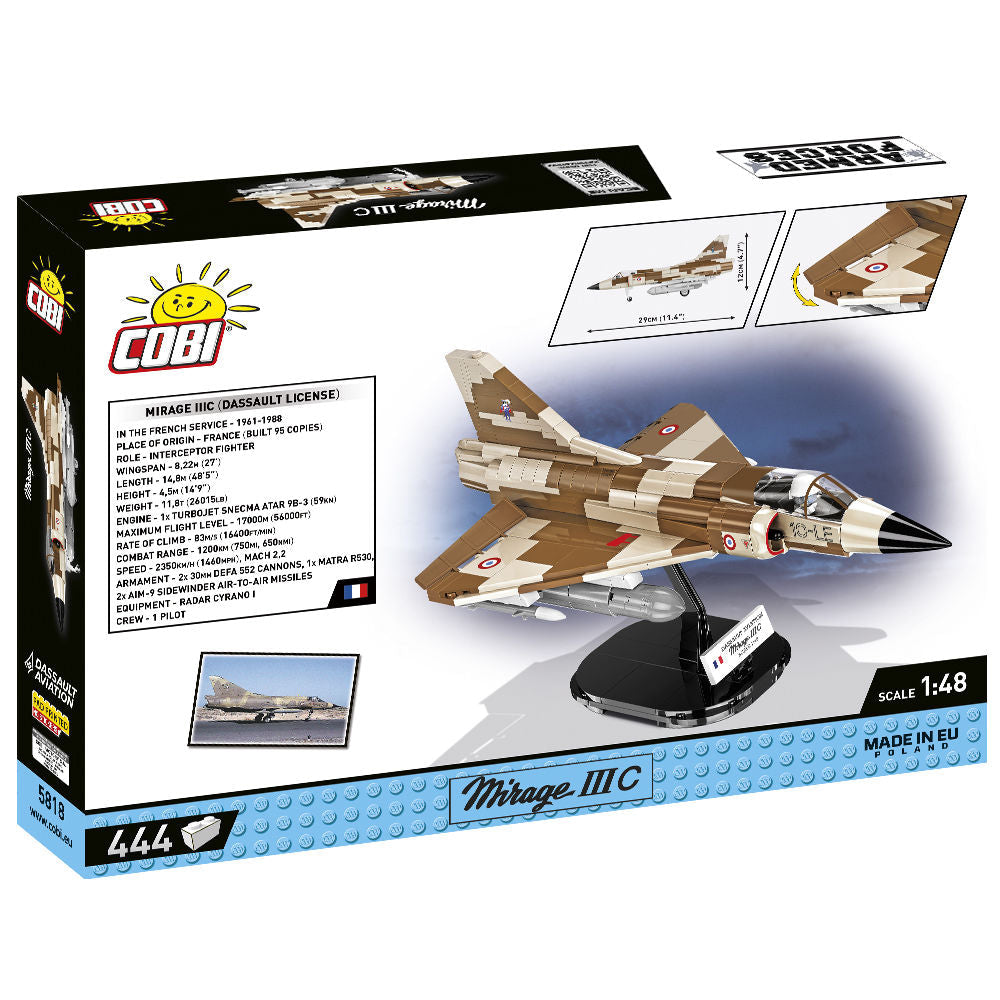 Dassault Mirage III C Fighter Jet Building Set - Image 2 of 6 | TheBrickTube