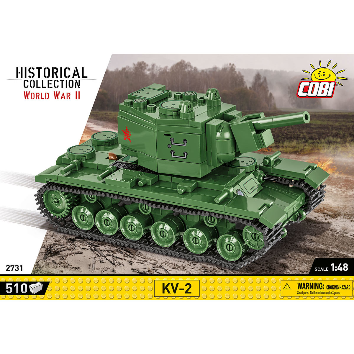 KV-2 Heavy Tank 1:48 Building Set - Image 3 of 6 | TheBrickTube
