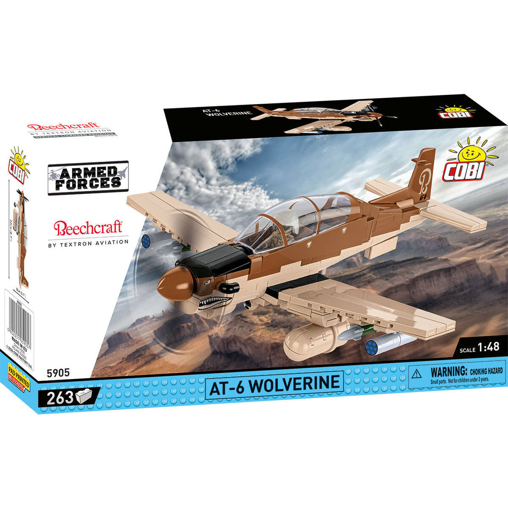 Beechcraft AT-6 Wolverine Turboprop Building Set - Main Image | TheBrickTube