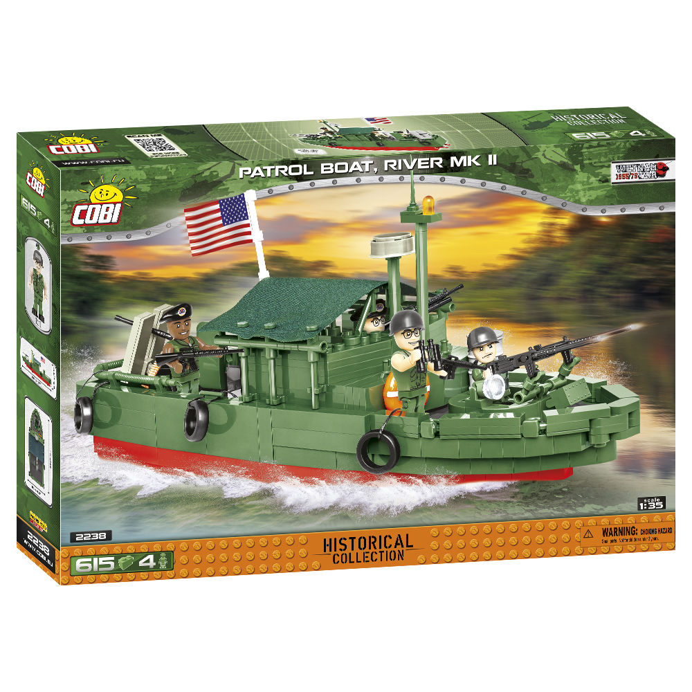 Patrol Boat, River MK II Building Set - Main Image | TheBrickTube