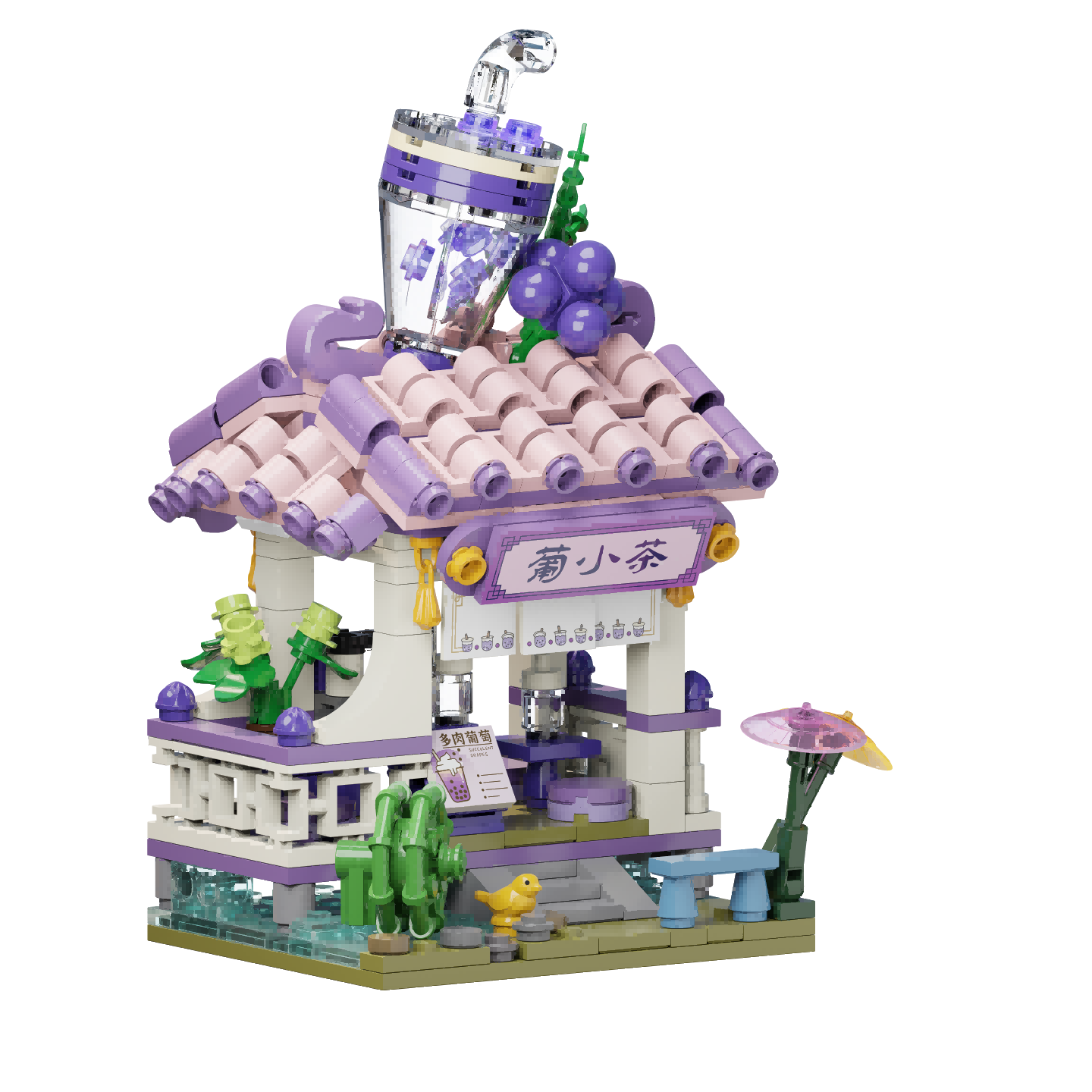 Food Street Series 56005 56006 56007 56008 | Brick Building Set - Image 4 of 6 | TheBrickTube