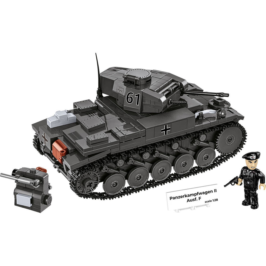 PanzerKampWagen II Ausf. F Tank Building Set - Image 6 of 6 | TheBrickTube