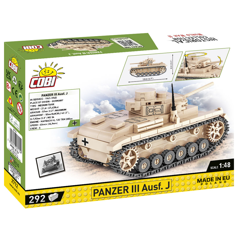 Panzer III Ausf. J Tank 1:48 Building Set - Image 2 of 6 | TheBrickTube