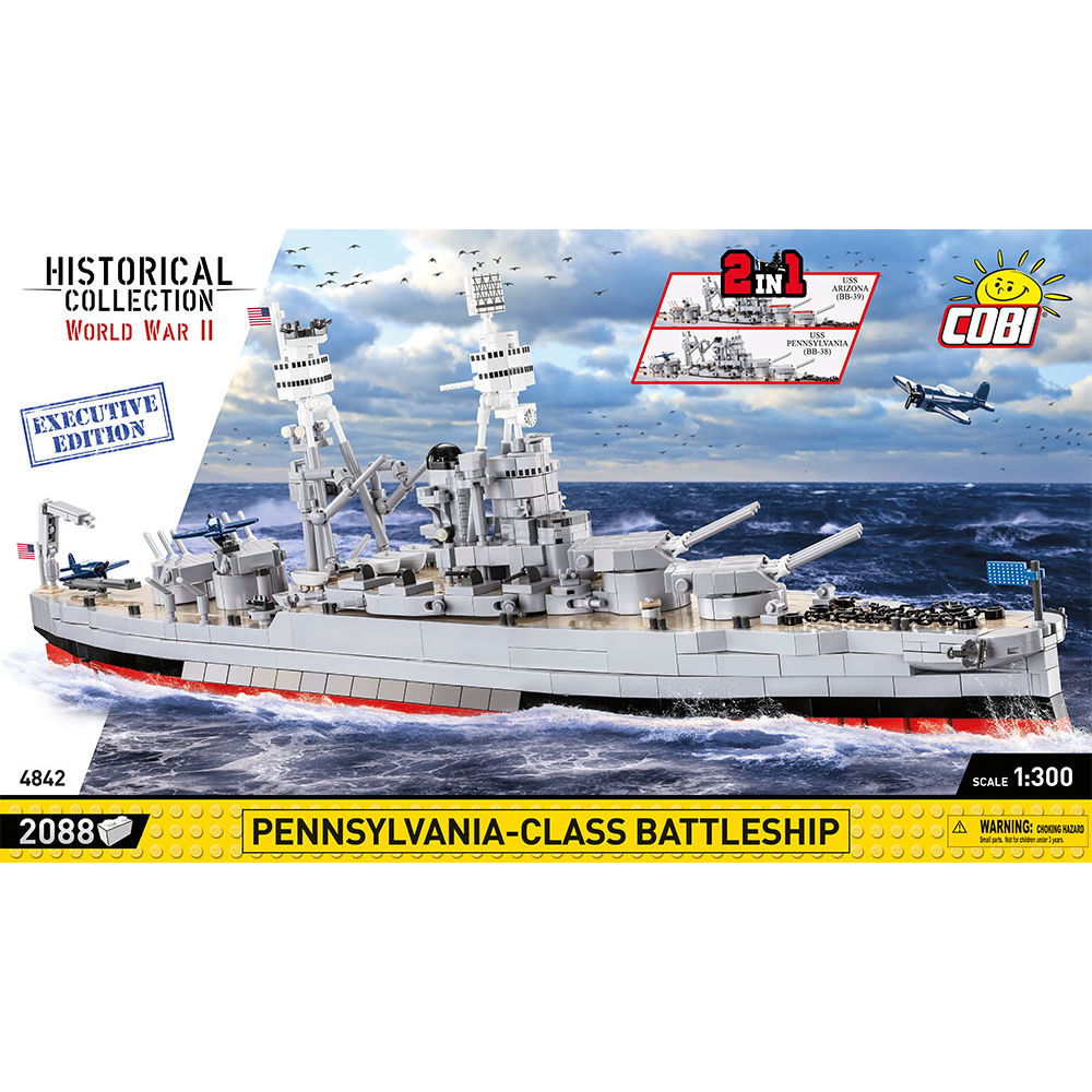 Executive Edition Pennsylvania-Class Battleship Building Set - Image 3 of 6 | TheBrickTube