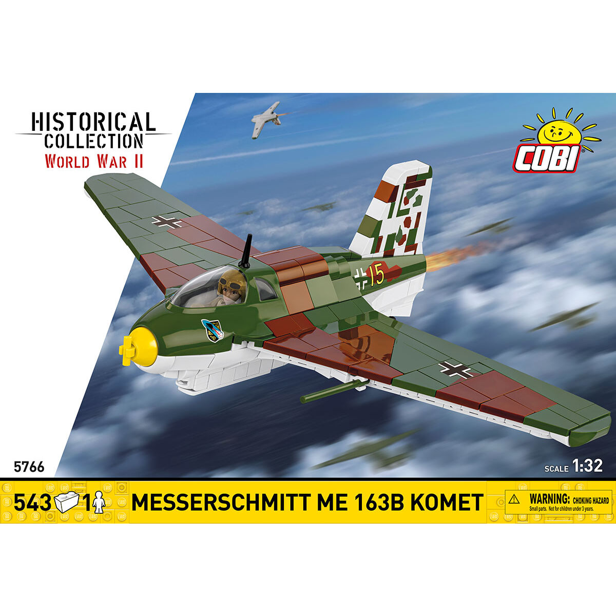 Messerschmitt Me 163B Komet Jet Fighter Building Set - Image 3 of 6 | TheBrickTube