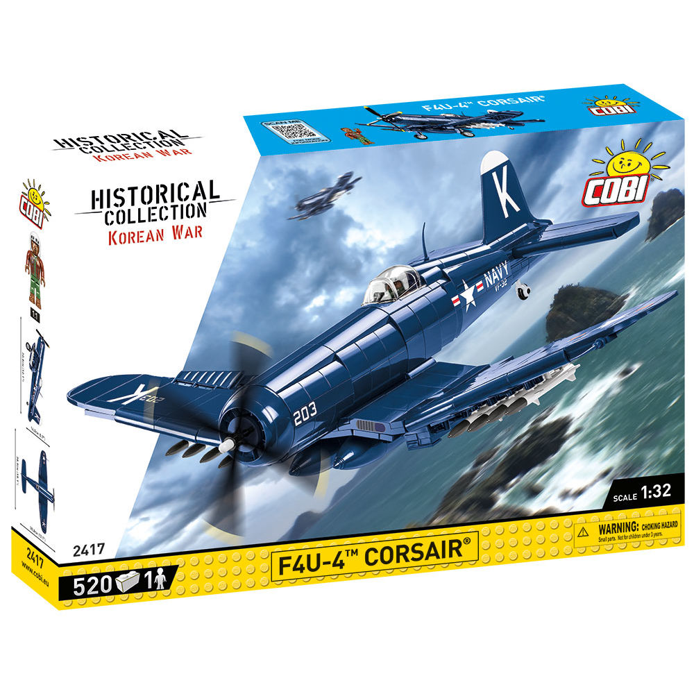 F4U-4 Corsair Plane Building Set - Main Image | TheBrickTube