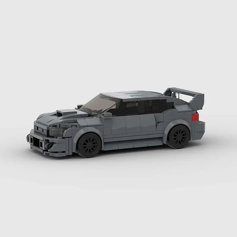 Subaru Impreza WRX STI brick model - detail close-up - TheBrickTube