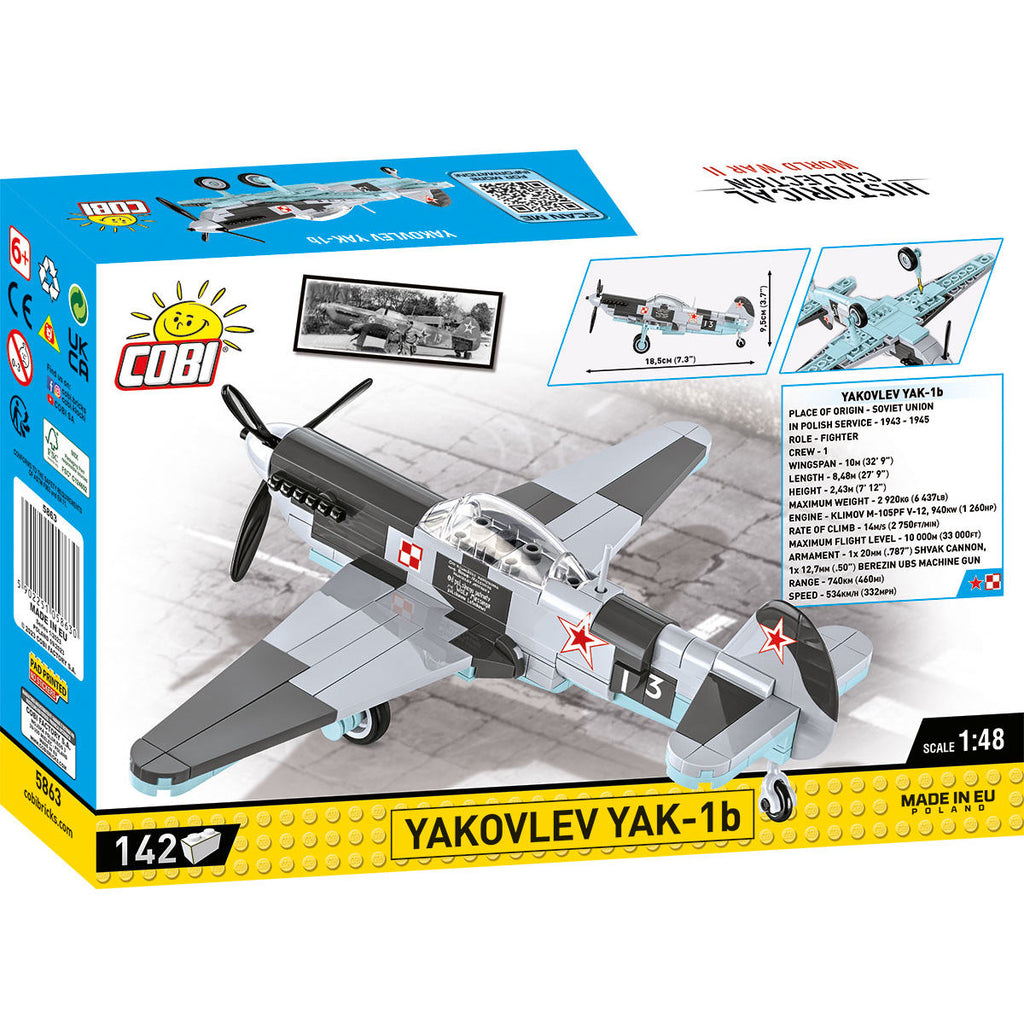 Yakovlev YAK-1b Fighter Building Set - Image 2 of 6 | TheBrickTube