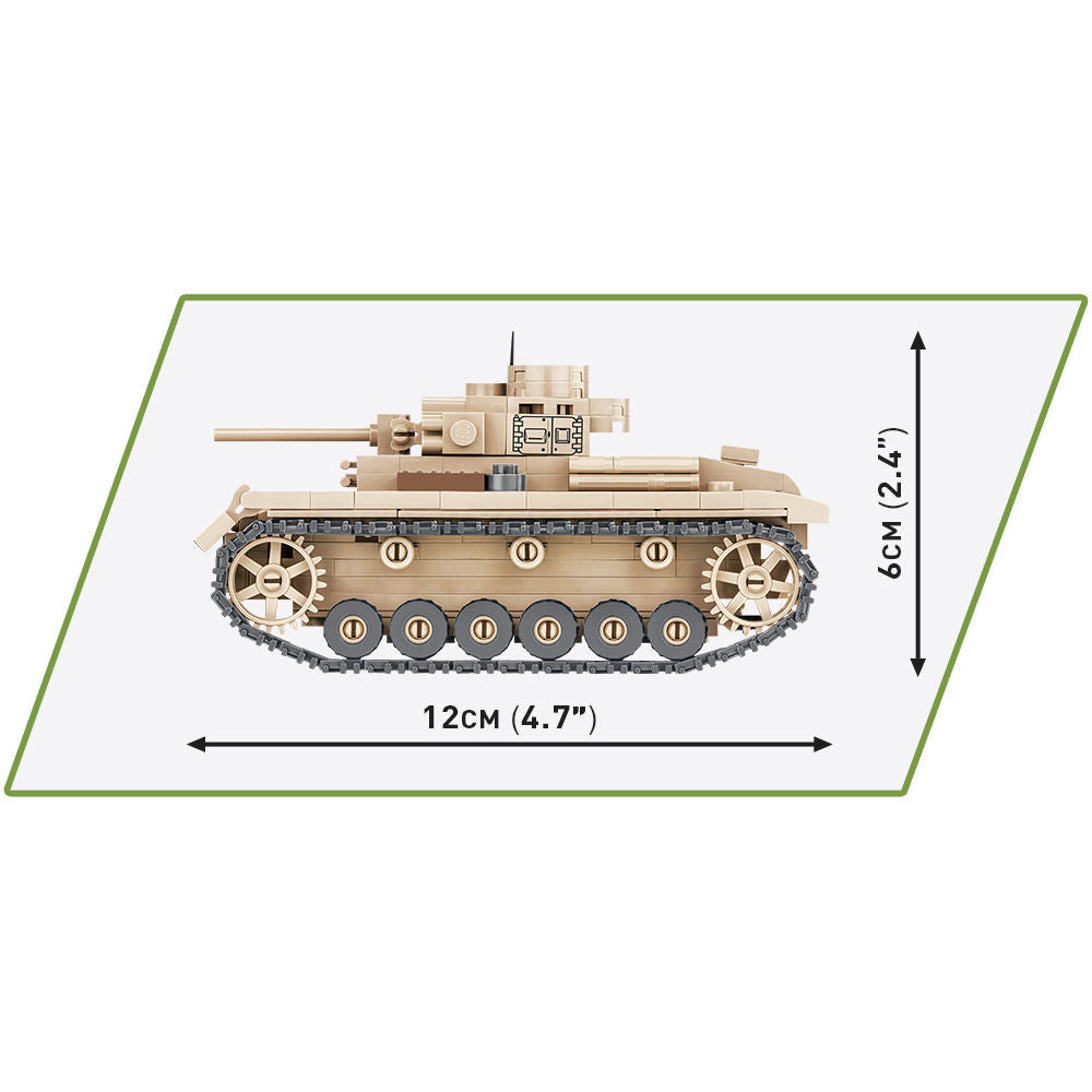 Panzer III Ausf. J Tank 1:48 Building Set - Image 5 of 6 | TheBrickTube