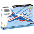 Alpha Jet - Patrouille de France Attack Jet Building Set - Main Image | TheBrickTube