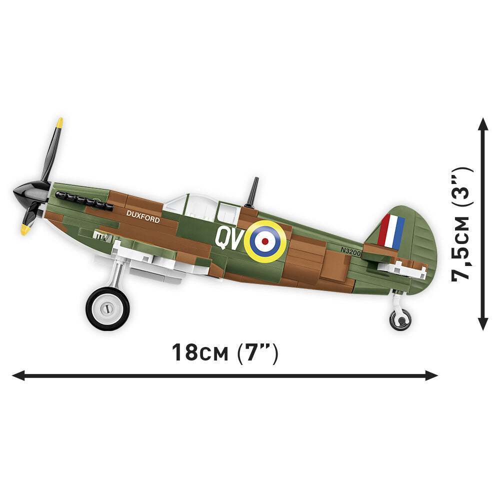 Spitfire Mk. I N3200 Fighter Building Set - Image 4 of 6 | TheBrickTube