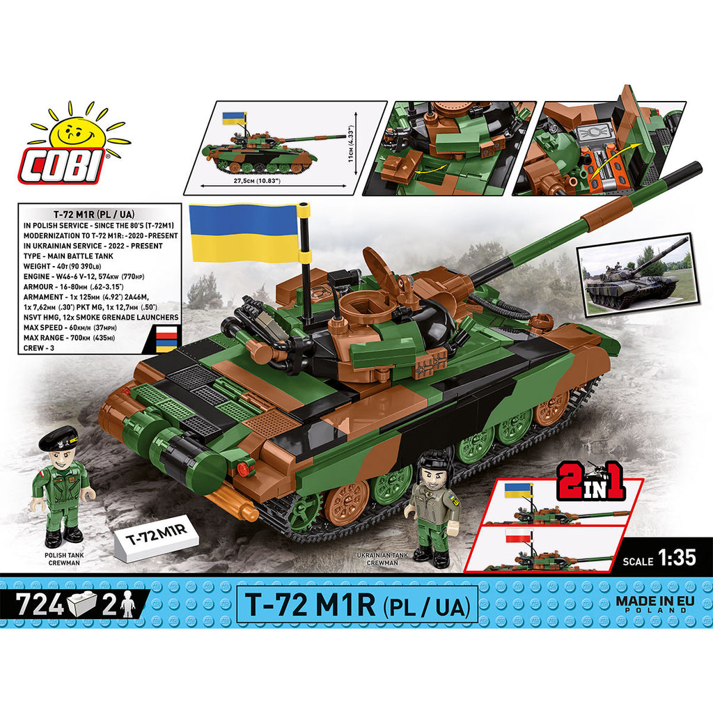 T-72 M1R (PL/UA) Tank Building Set - Image 4 of 6 | TheBrickTube