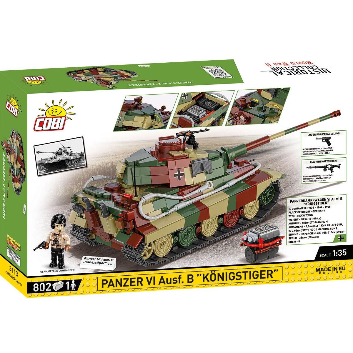 Panzer VI Ausf. B "Königstiger" Building Set - Image 2 of 6 | TheBrickTube