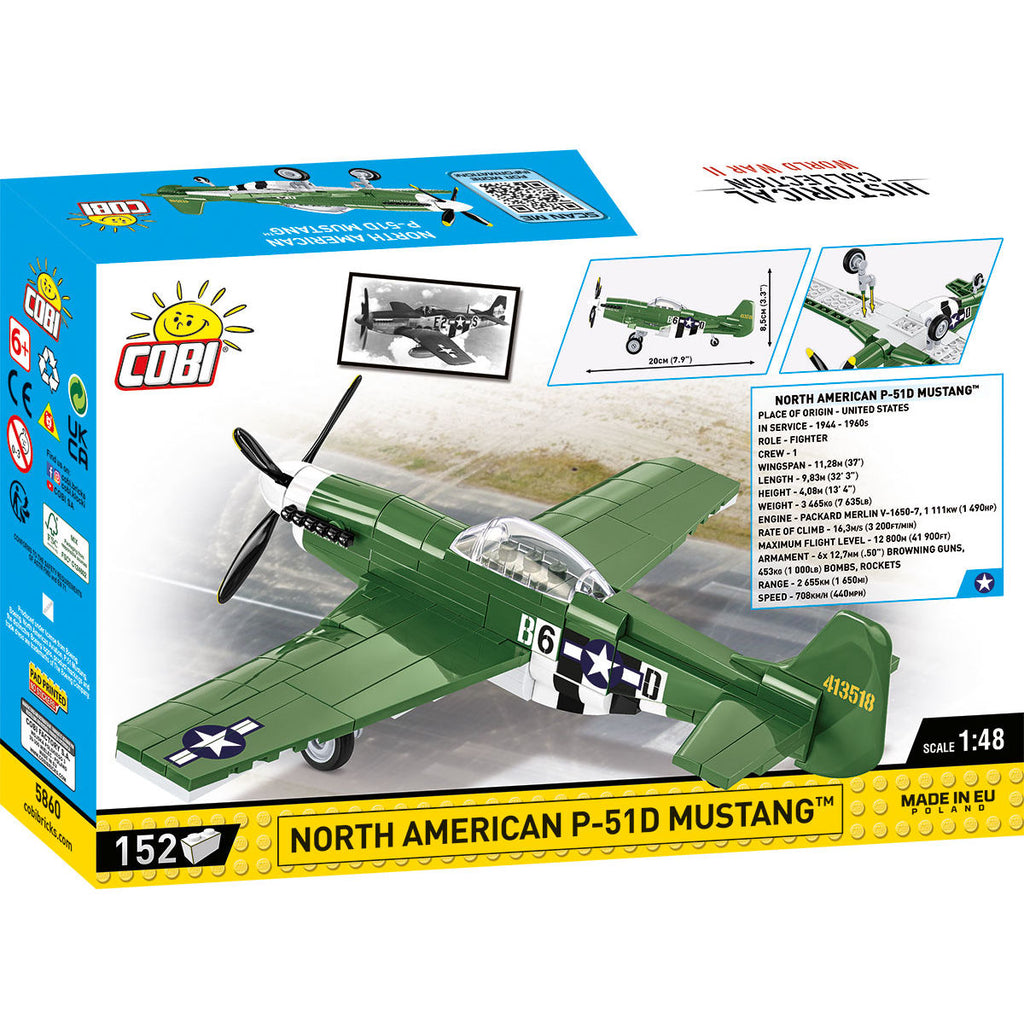 North American P-51D Mustang Building Set - Image 2 of 6 | TheBrickTube