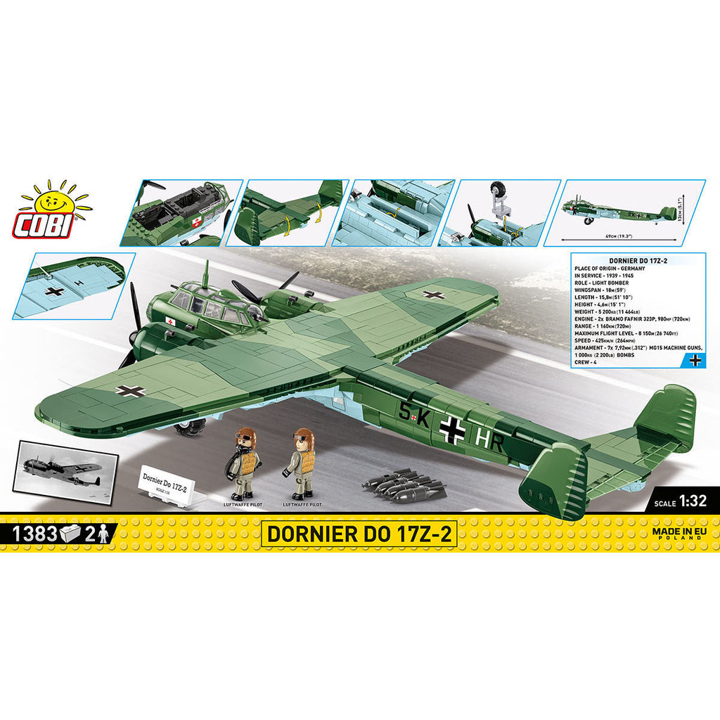 Dornier DO 17Z-2 Light Bomber Building Set - Image 4 of 6 | TheBrickTube