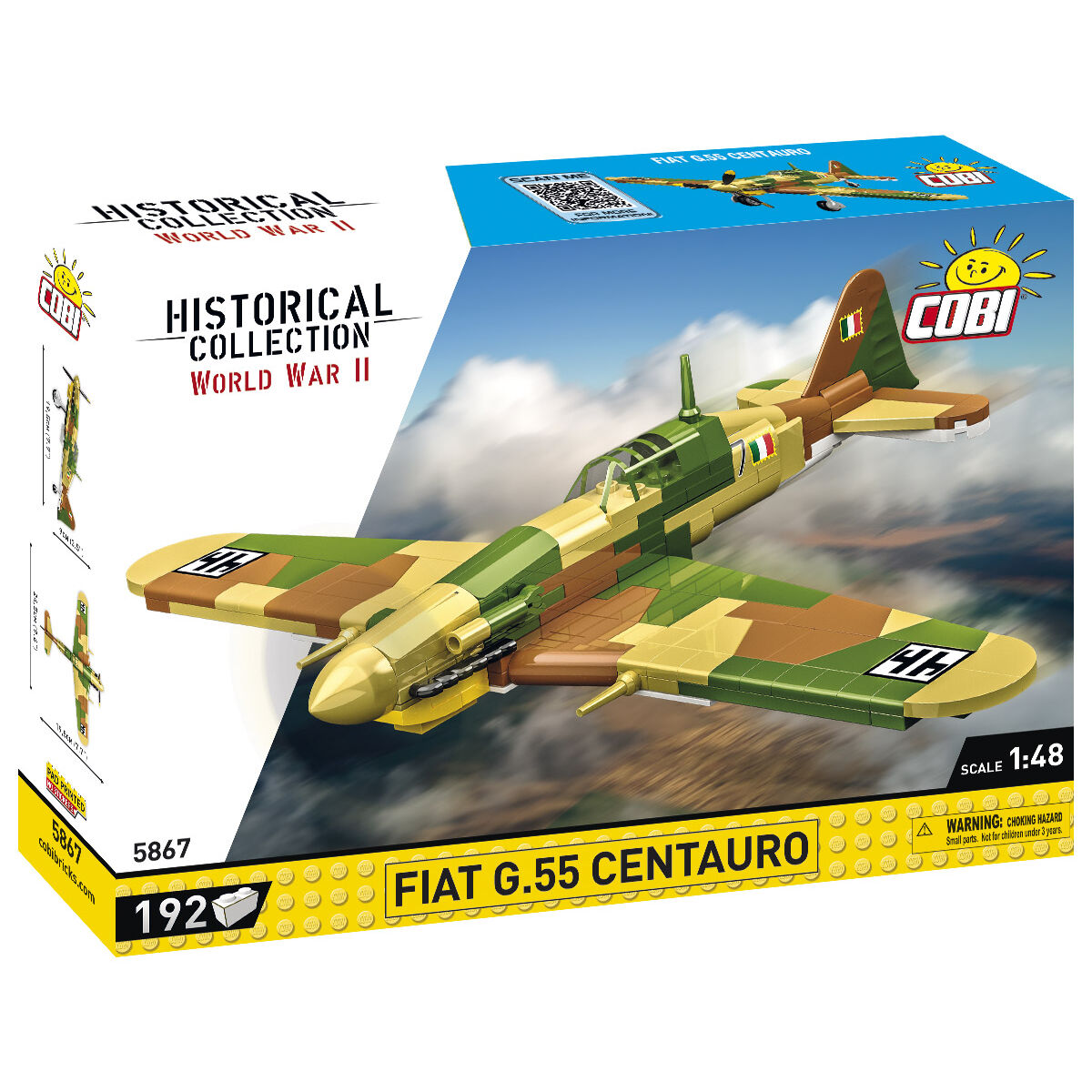 Fiat G.55 Centauro Fighter Building Set - Main Image | TheBrickTube