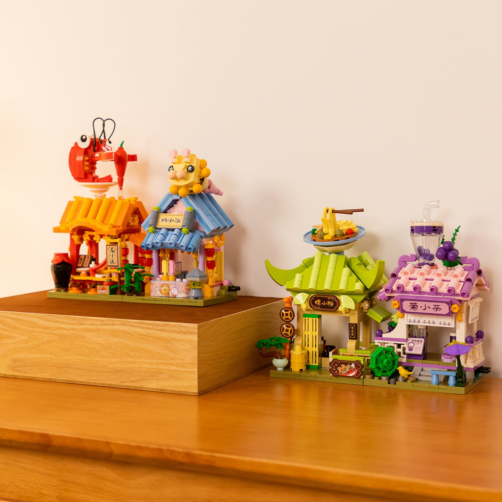 Food Street Series 56005 56006 56007 56008 | Brick Building Set - Image 6 of 6 | TheBrickTube