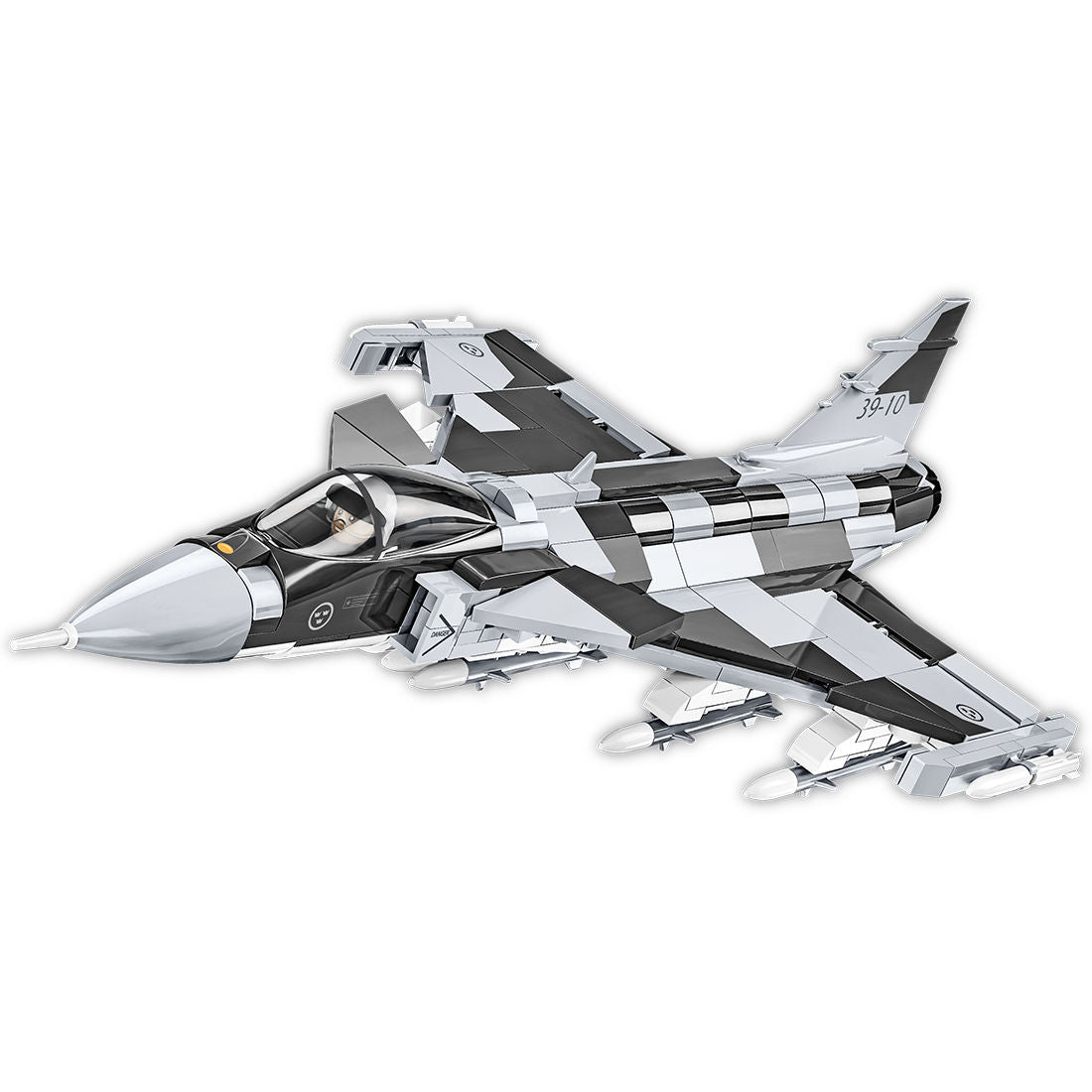 SAAB JAS 39 Gripen E Fighter Jet Building Set - Image 5 of 6 | TheBrickTube