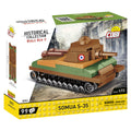 Somua S-35 Tank 1:72 Scale Building Set - Main Image | TheBrickTube