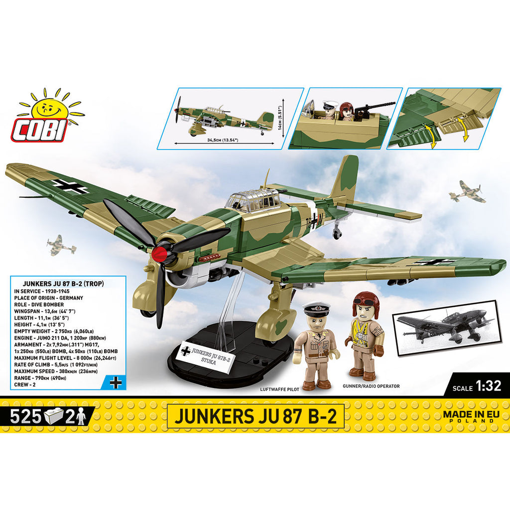 Junkers JU 87 B-2 Dive Bomber Building Set - Image 4 of 6 | TheBrickTube