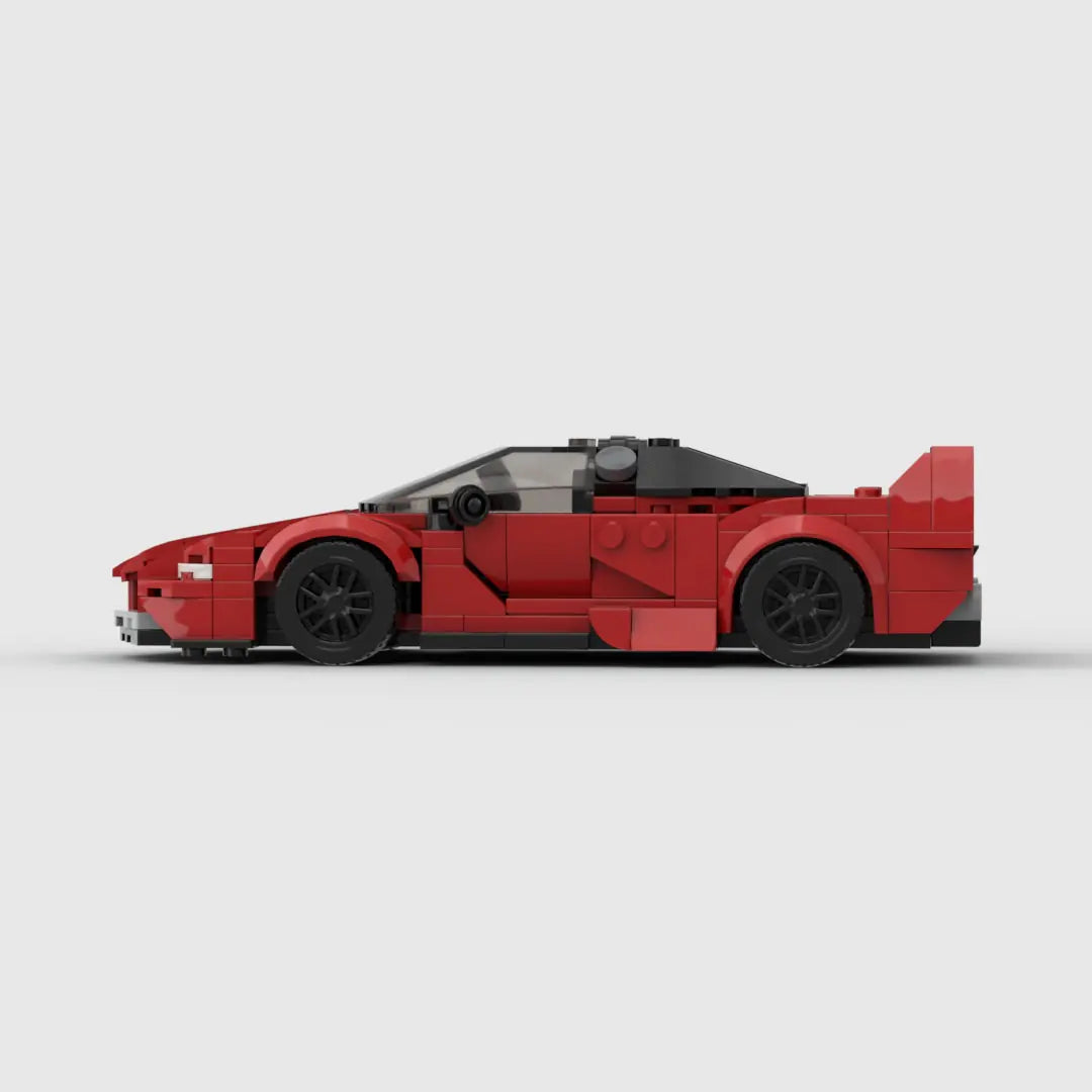 Ferrari FXX K brick model - detail close-up - TheBrickTube
