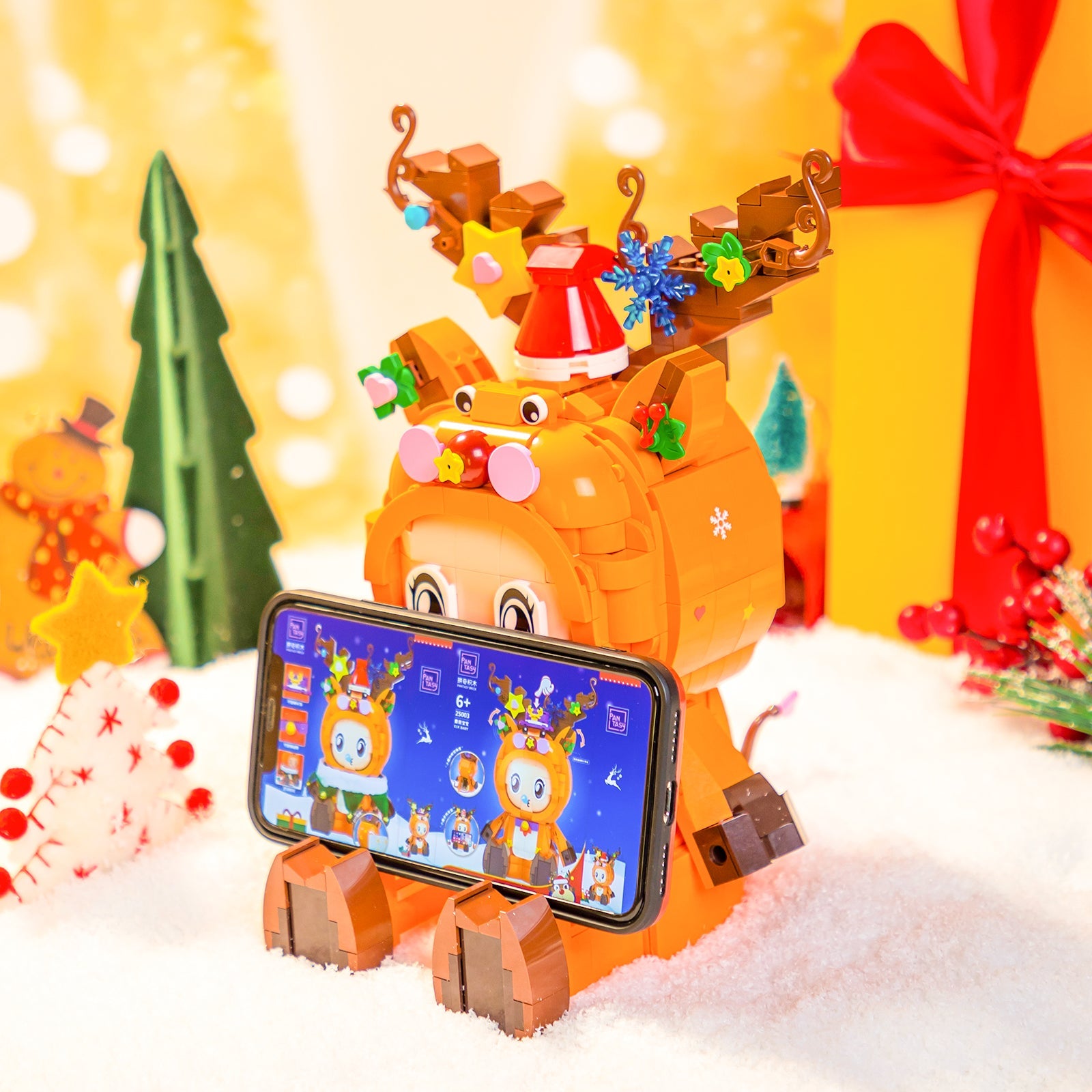 Festival Limited Christmas Elk Baby 25003 | Brick Building Set 733 Pcs - Image 4 of 5 | TheBrickTube