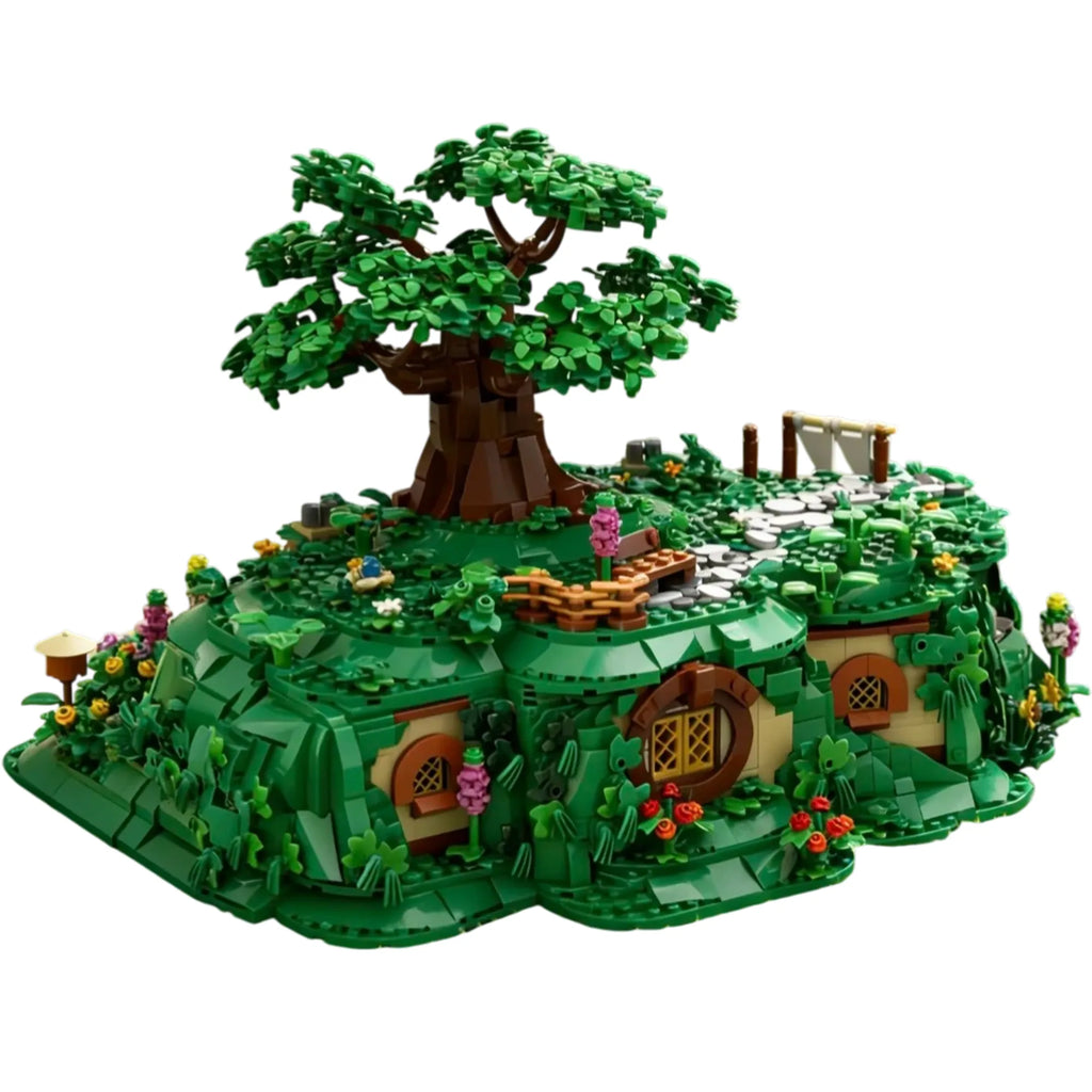 2017PCS Fantasy Village Hill House Building Blocks – Modular Display Model - Main Image | TheBrickTube