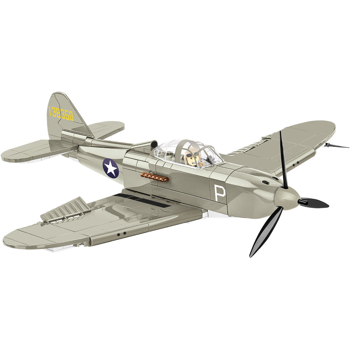 Bell P-39D Airacobra Fighter Building Set - Image 3 of 6 | TheBrickTube