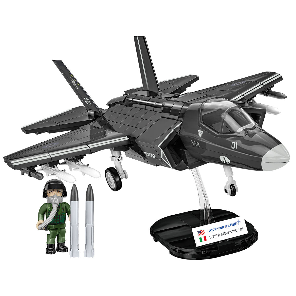 F-35B STOVL Lightning II Fighter Jet Building Set - Image 6 of 6 | TheBrickTube