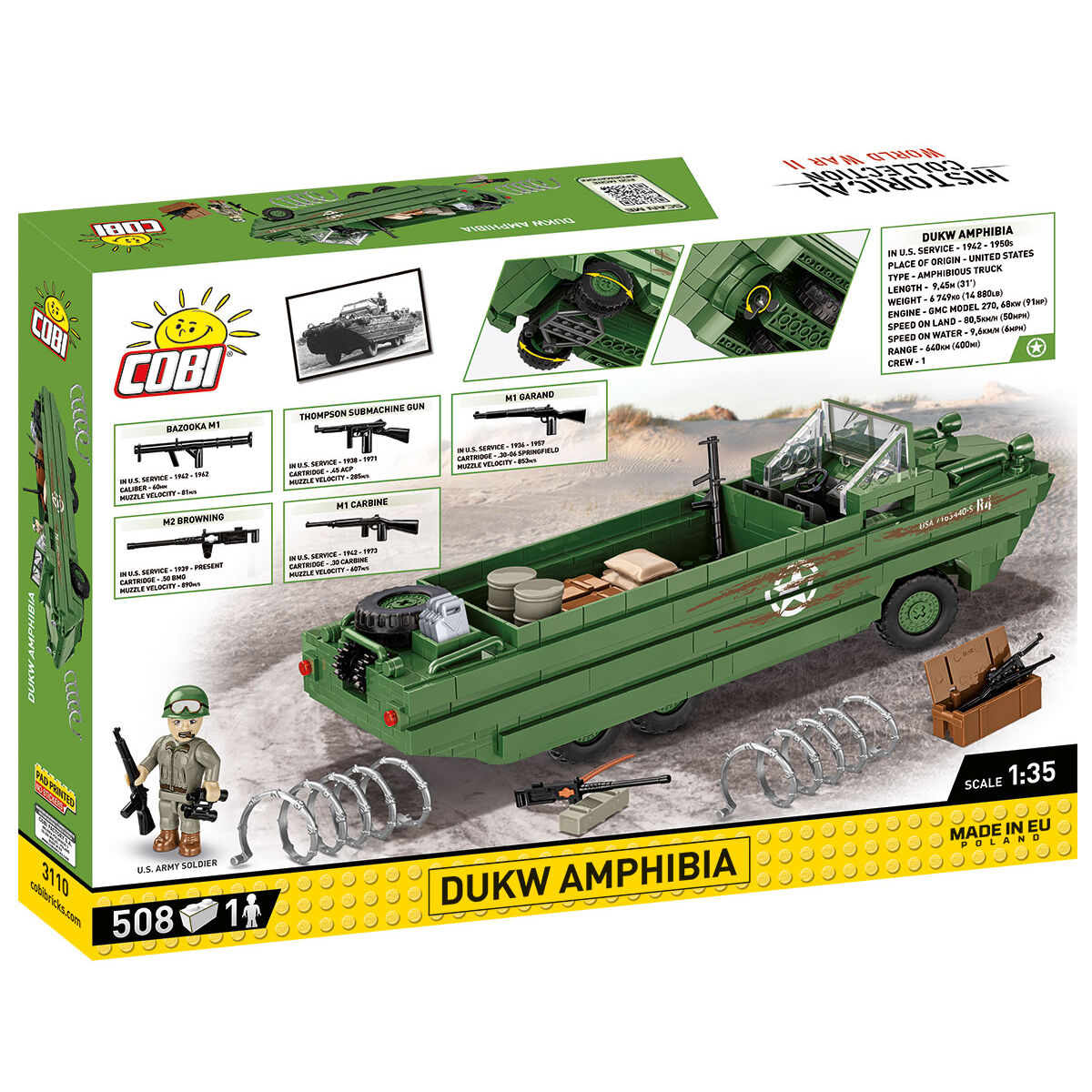 Dukw Amphibia Landing Vehicle Building Set - Image 2 of 6 | TheBrickTube