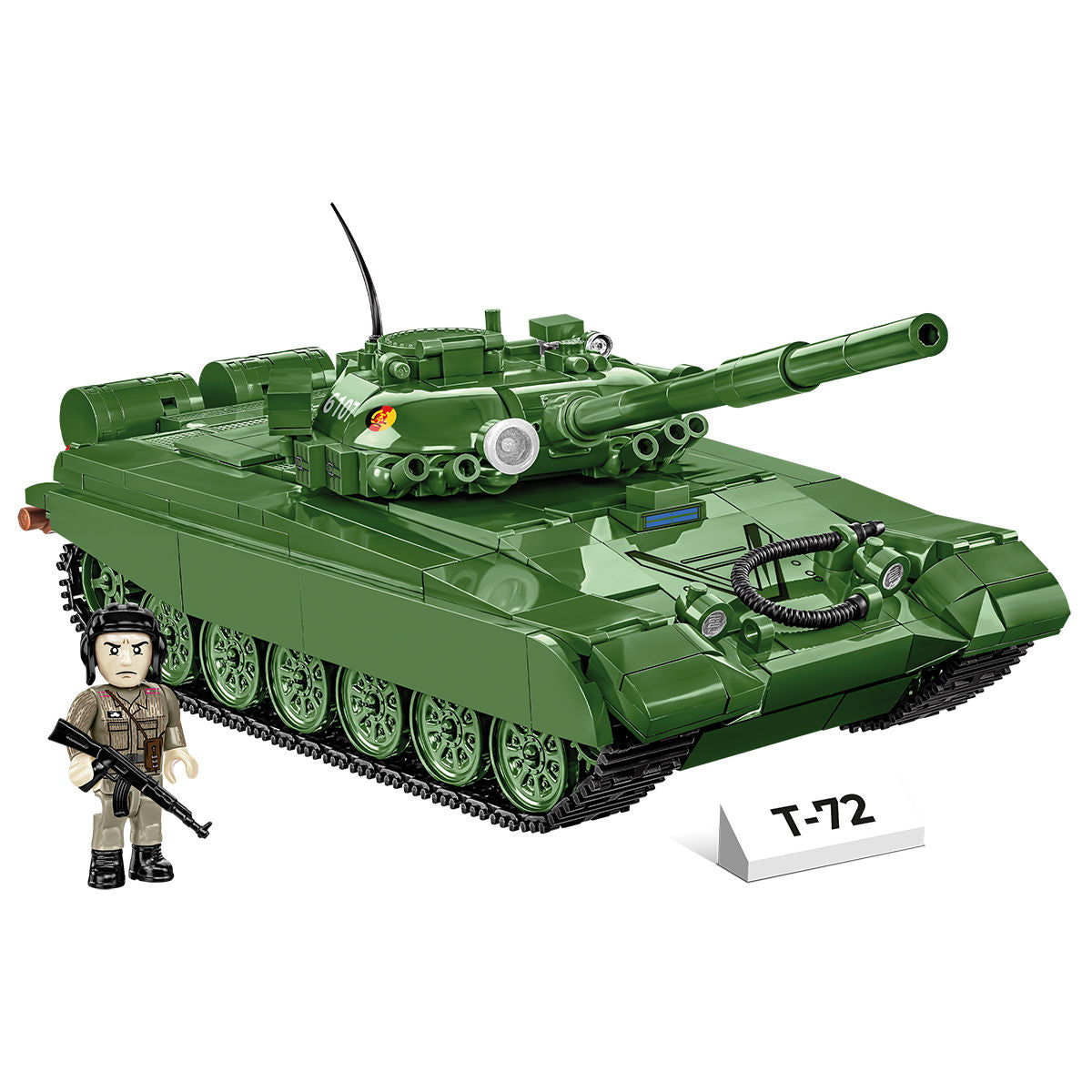 T-72 (East Germany/Soviet) Tank Building Set - Image 5 of 6 | TheBrickTube