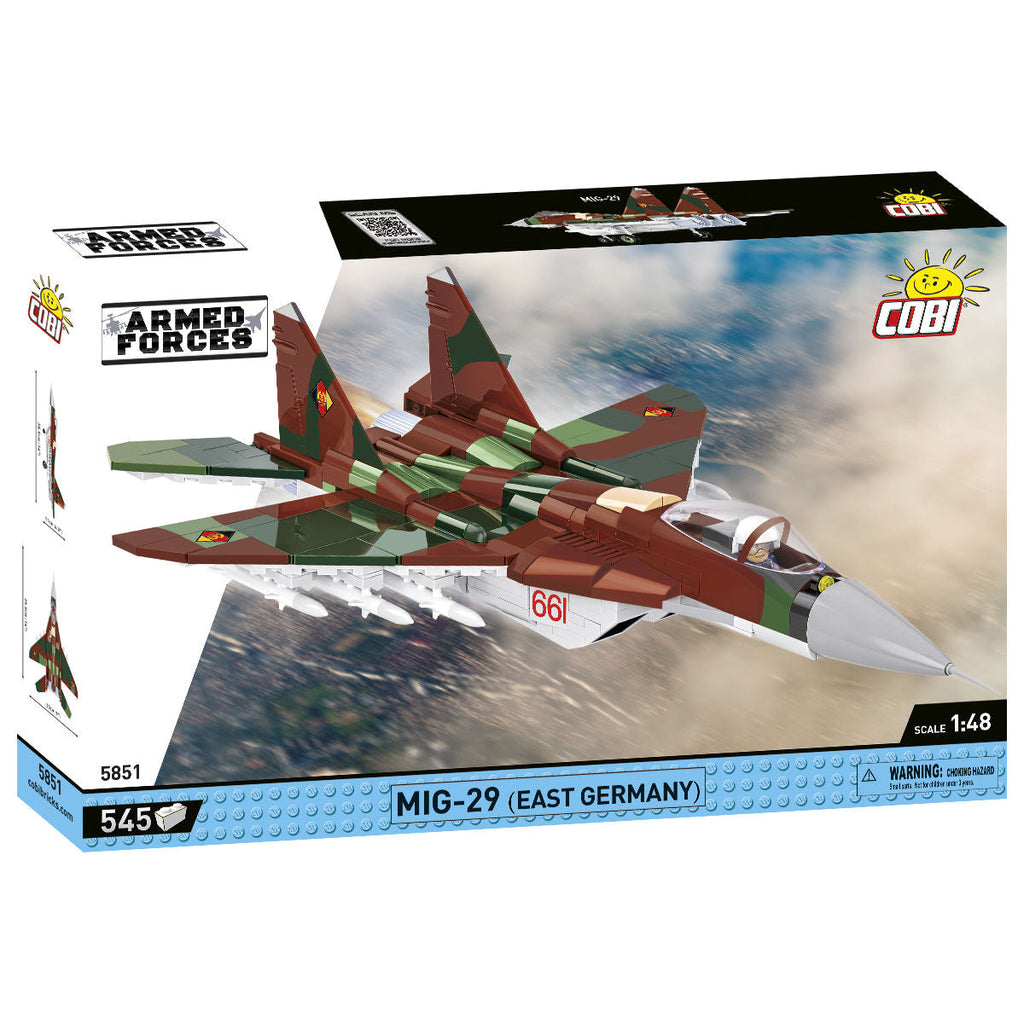 MIG-29 (East Germany) Jet Fighter Building Set - Main Image | TheBrickTube