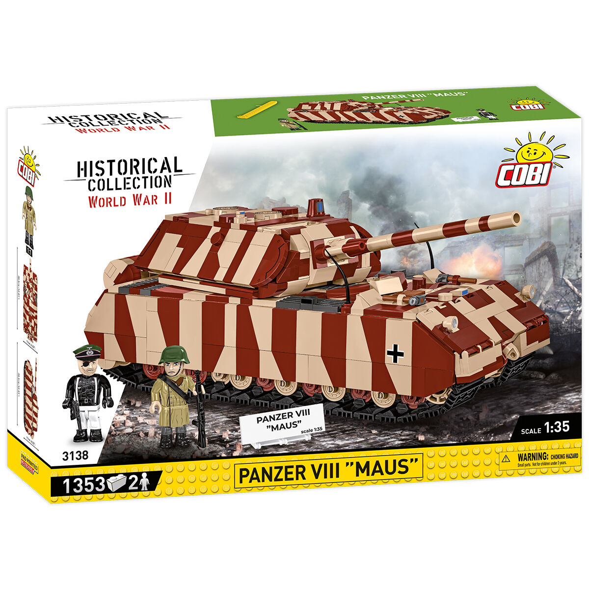 Panzer VIII "Maus" Tank Building Set - Main Image | TheBrickTube