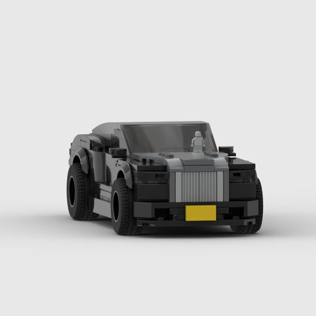 Rolls Royce Wraith brick model - display view - TheBrickTube