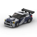 BMW E46 M3 Need For Speed brick model - front angle view - TheBrickTube